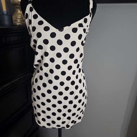 Torrid Black and White Polka Dot Camisole - Picture 1 of 3